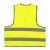 Veiligheidsvest polyester XL geel